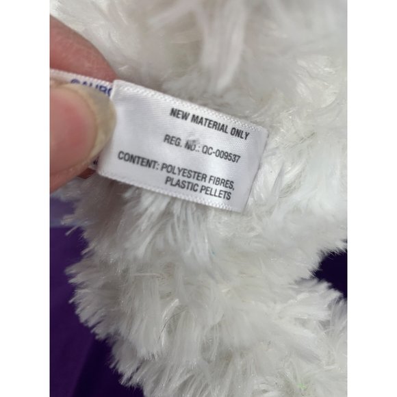 Aurora Flopsie - 12" Bonita White Laying Maltese Plastic Eyes and Nose - Picture 11 of 13